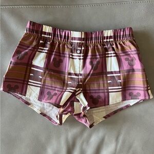 Mickey Mouse Boxer Plaid Shorts or Pajamas Brand New Never Worn Cute and Trendy